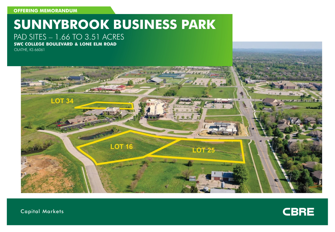 CBRE Sunnybrook Pad Sites