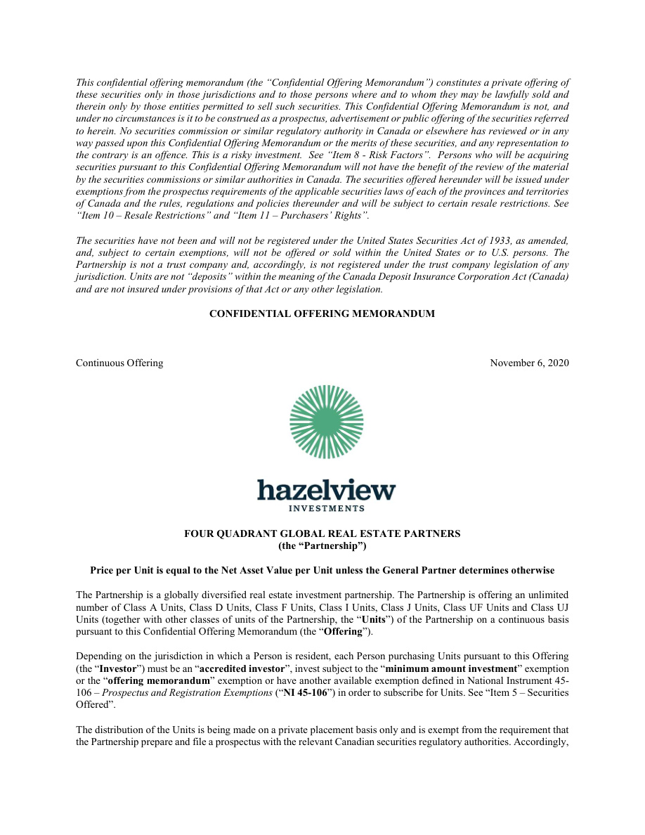 Four Quadrant Global Real Estate Partners